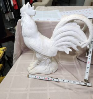 L27- Ceramic Rooster Statue - Image 3