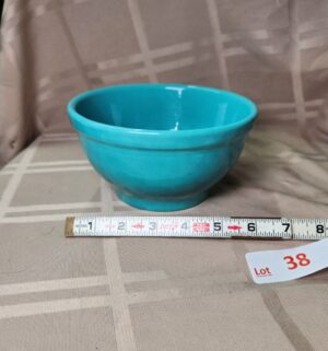 L38- Vintage Turquoise Metlox Bowl - Image 1