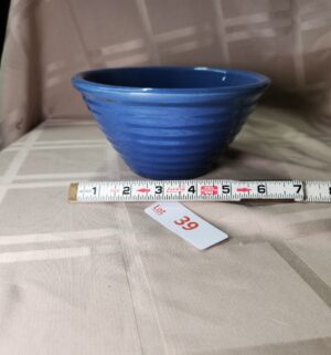 L39- Bauer Pottery Ringware Cobalt Blue Mixing Bowl - Image 1