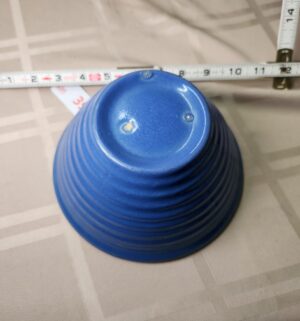L39- Bauer Pottery Ringware Cobalt Blue Mixing Bowl - Image 3
