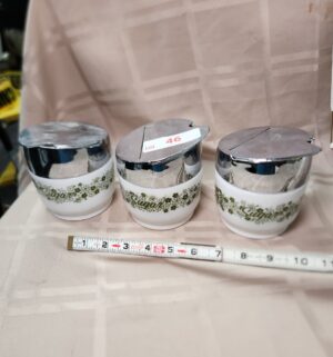 L46- Gemco Spring Blossom "Crazy Daisy" sugar bowls - Image 1