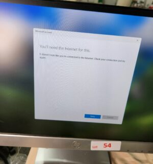 L54- HP Pavillon Desktop w/ 20in Monitor. AMD RYZen 5000 Series. Admin Locked. No Password. - Image 2