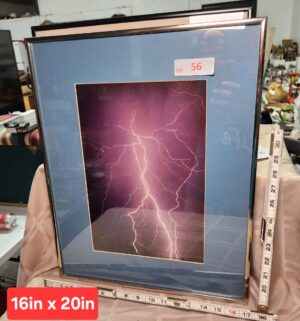 L56- Framed Lightning - Image 1
