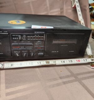 L62- Yamaha Double Cassette Deck KK-W332. Removed from Media Center - Image 3