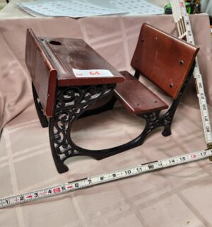 L64- American Girl Doll Iron School Desk - Image 1