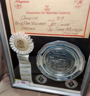 L66- Concours d elegance Fresno Award 1981 - Image 2
