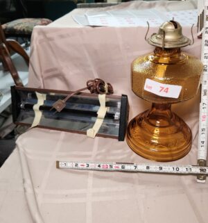 L74- Oil Lamp and Lamp - Image 1