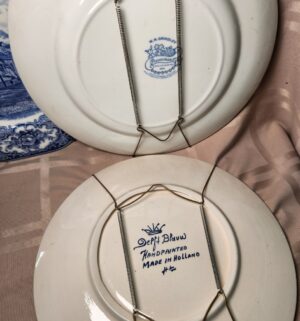 L78- Vintage Blueware Plates - Image 2