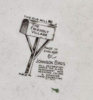 L96- The Old Mill Johnson Bros Plates - Image 2