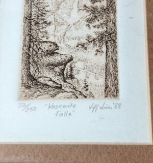 L101- Art Work Yosemite Falls, Half Dome - Image 2
