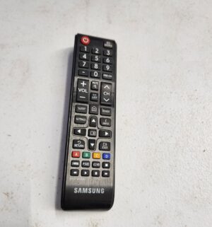 L129- Samsung 42 inch Smart TV w/ remote. Scene issue at bottom - Image 5