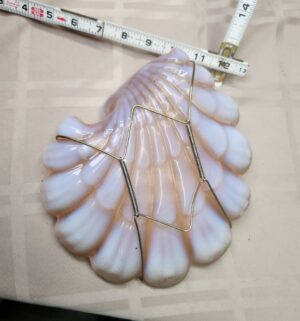 L133- Duncan Miller SANIBEL Pink Opalescent Dish - Image 2