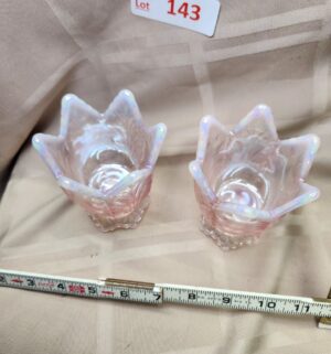 L143- Fenton Tulip Candle Holders - Image 2