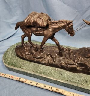 L148- Very Large "Changing Outfits," a famous Western-themed piece by Charles Marion Russell (C.M. Russell). - Image 4