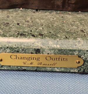 L148- Very Large "Changing Outfits," a famous Western-themed piece by Charles Marion Russell (C.M. Russell). - Image 5