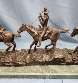 L148- Very Large "Changing Outfits," a famous Western-themed piece by Charles Marion Russell (C.M. Russell). - Image 7