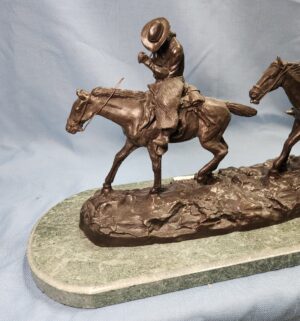 L148- Very Large "Changing Outfits," a famous Western-themed piece by Charles Marion Russell (C.M. Russell). - Image 8