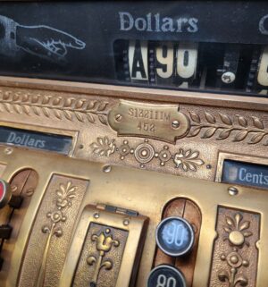 L155- Stunning Antique National Cash Register Model 452. Fully Restored & Operational - Image 5