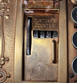 L155- Stunning Antique National Cash Register Model 452. Fully Restored & Operational - Image 6