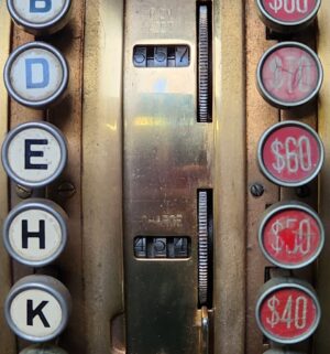 L155- Stunning Antique National Cash Register Model 452. Fully Restored & Operational - Image 7