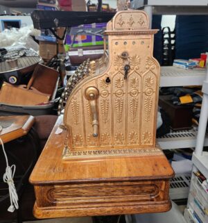 L155- Stunning Antique National Cash Register Model 452. Fully Restored & Operational - Image 9