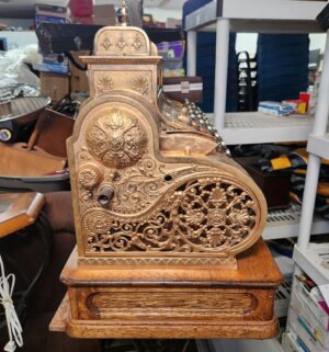 L155- Stunning Antique National Cash Register Model 452. Fully Restored & Operational - Image 13