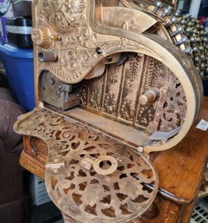 L155- Stunning Antique National Cash Register Model 452. Fully Restored & Operational - Image 16