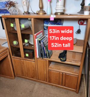 n48- Vintage Oak TV cabinet