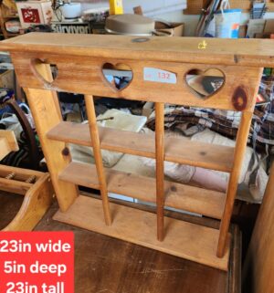 n132- Heart Wall Shelf