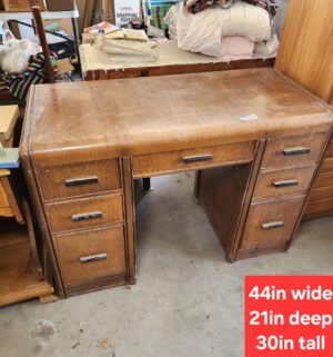 n135- Antique Art Deco Dresser Vanity