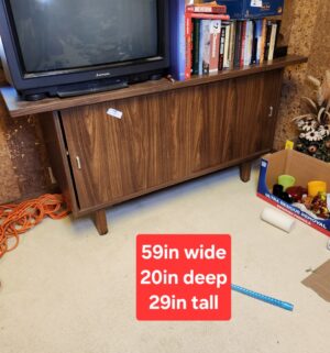 m7- Vintage Sliding Door Cabinet
