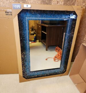 m8- Pier 1 Midnight Mosaic Mirror 30x40 - Image 1