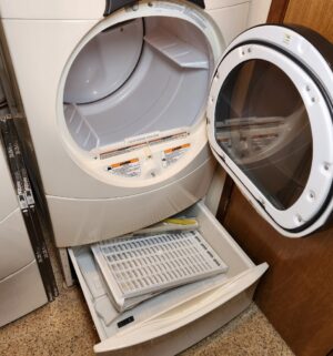 m21- Kenmore Elite Front Loader Electric Dryer. Full Tested/works - Image 5
