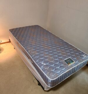 m26- Simmons Twin Bed & Frame. NO Bedding.