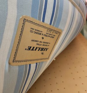 m42- Vintage Cal King Mattress & Boxspring Only. No Frame - Image 2