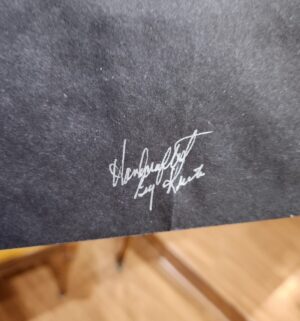 m57- Signed Believe Art. Great Frame - Image 3
