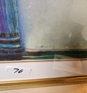 m76- Moonlit by Aleah Koury. Framed Print - Image 2
