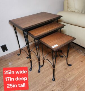 m78- Set of Nested Accent Tables - Image 1