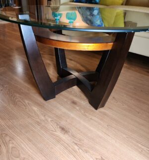 m79- Modern Glass Top Coffee Table - Image 3