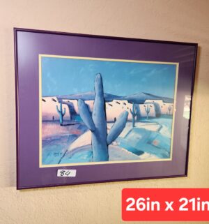 m84- Downe Burns 1991 Framed Print - Image 1