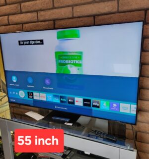 m87- Samsung 55 inch Smart TV w/ remote. Fully Tested/Works - Image 1