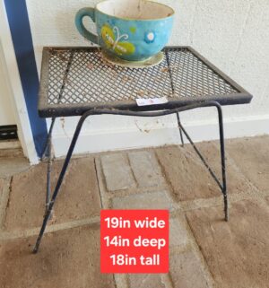 o3- Vintage Patio End Table