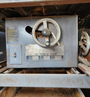 o51- Likely Craftsman 10 inch Table saw w/ blades. Tested/works - Image 3