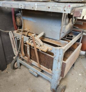 o51- Likely Craftsman 10 inch Table saw w/ blades. Tested/works - Image 5