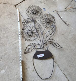 o53- Metal Yard wall art