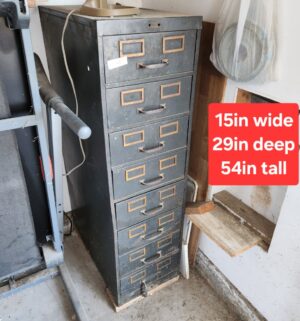 o61- Antique Cabinet. Contents sold separately