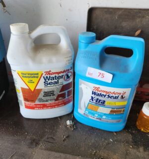 o75- water seal 50%+ full