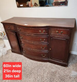 o99- Antique Sideboard Buffet