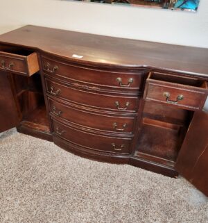 o99- Antique Sideboard Buffet - Image 3