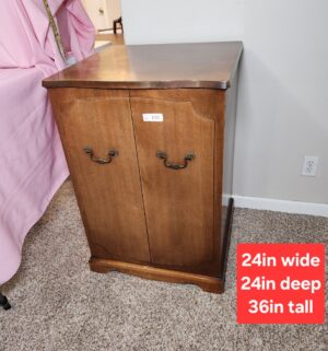 o110- Vintage Stereo Cabinet Only